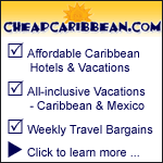 Cheap Caribbean offers affordable caribbean hotels & vacations, all-Inclusive vactions and weekly bargains.